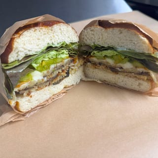 Crispy Eggplant Sandwich